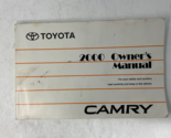 2000 Toyota Camry Owners Manual Handbook OEM M02B56005 - £11.67 GBP
