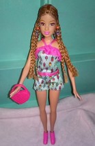 Barbie Doll Blonde Braids Hairstyle Ooak - £27.90 GBP