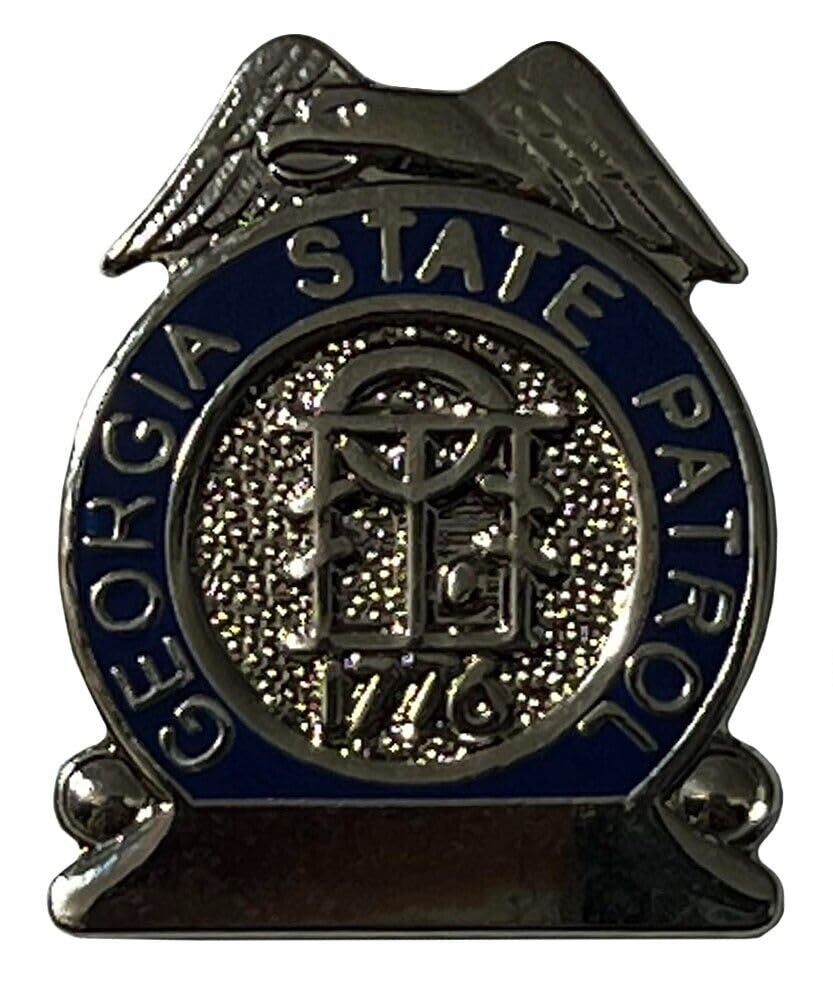 Georgia State Patrol Badge Hat Cap Lapel Pin PO-511 (1) - $4.44+