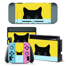 For Nintendo Switch Cat Kitten Console &amp; Joy-Con Controller Decal Vinyl ... - £9.39 GBP