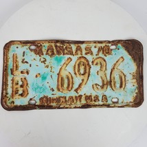 Vintage 1970 Kansas Plate Midway USA LB6936 For Crafting - $10.40