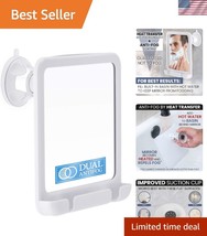 8&quot; x 7&quot; Lightweight Fogless Shower Mirror with Strong Suction Cup for Sh... - $39.00