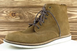 Aldo Boots Sz 11 M Brown Round Toe Chukka Leather Men - $24.97