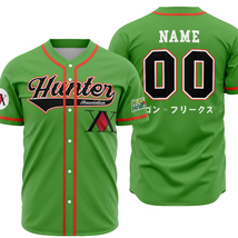 Anime Shirt Custom Baseball Jersey Hunter x Hunter Shirt hxh Birthday Gift - £16.03 GBP+