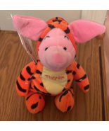Disney Bean Bag Plush - PIGLET AS TIGGER (Winnie the Pooh) 8&#39;...NEW - €13,75 EUR