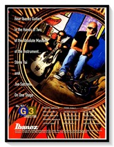 Ibanez Guitars G3 Concert Steve Vai Joe Satriani Vintage 1997 Magazine Ad - £7.58 GBP