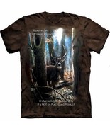 LRG DEER HUNTER T SHIRT MOUNTAIN UNISEX VINTAGE TSHIRT ELK HUNT FREE SHI... - $20.76