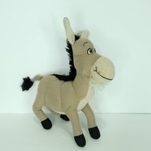 Shrek Donkey 8&quot; Grey Black Dreamworks Plush Stuffed Animal Toy - £17.40 GBP