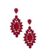 New Marquise Rhinestone Dangle Earrings - $10.80