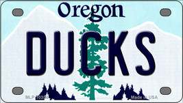 Ducks Oregon Novelty Mini Metal License Plate Tag - £11.25 GBP