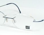 Try GENIUM ULTRALIGHT {TJ00904} BLUE EYEGLASSES GLASSES TJ009 51-17-130m... - $136.19