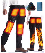 AXnol Heated Pants w/ 20000mAh Battery Pack Electric Heated Snow Hiking ... - $94.36 CAD