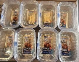 (24) EZ FOIL LOAF PANS 5 3/4" X 3 1/4 X 2 WITH LIDS BAKING COVER CASE Re... - $19.79