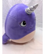 2020 Animal Adventure Purple Narwhal Plush 8&quot; - $21.71 CAD