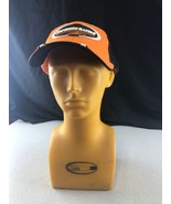 NASCAR Joe Gibbs Racing #20 Black Orange Adjustable Baseball Cap Hat KG - $281.40 MXN