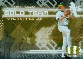 2005 Leaf Certified Materials Gold Team Mark Mulder 15 Athletics - £0.76 GBP