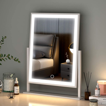 Lighted Makeup Hollywood Mirror Vanity with Lights Smart Touch Control Dimmable  - £35.87 GBP+