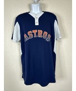 Majestic Coolbase Blue White Houston Astros Breathable Jersey Baseball M... - £13.36 GBP