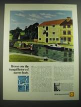 1968 Shell Oil Advertisement - Stoke Bruerne, by Bernard Carter - £14.72 GBP