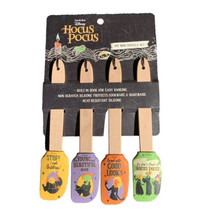 Disney Hocus Pocus Sanderson Sisters Witches Mini Spatula 4 Piece Set Halloween - £11.89 GBP