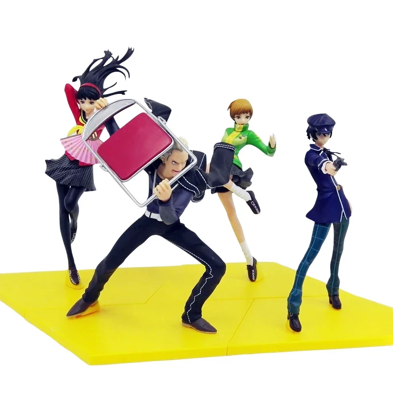 Persona 4 Yosuke Hanamura Satonaka Chie Amagi Yukiko Action Figure Anime Action Figures