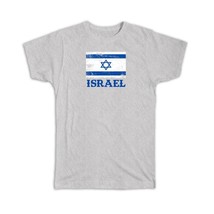Israel : Gift T-Shirt Distressed Flag Patriotic Israeli Expat Country - £19.74 GBP