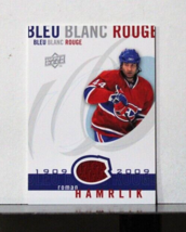 2008-09 Upper Deck Montreal Canadiens Centennial Le Bleu Blanc Rouge  Hamrlik - £19.74 GBP