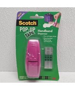 Scotch Pop Up Tape Pink Handband Dispenser w/ 75 Strips Refillable - $333.10 MXN