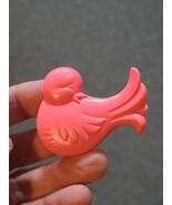 VTG Retro My Little Pony Hot Coral Pink Bird Comb Accessory Magic Star G1 - $10.82