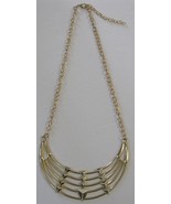 EGYPTIAN REVIVAL GOLD TONE NECKLACE ADJUSTABLE 20&quot;-22&quot; - €9,44 EUR