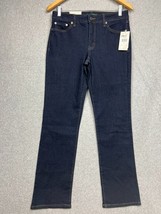 Ralph Lauren Modern Straight Curvy Denim Jeans  WMn Sz 6/28 Dark Classic New - £30.54 GBP