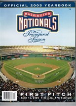 2005 MLB Washington Nationals Yearbook Baseball inaugural Season Rare VHTF - £74.07 GBP