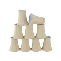 Bell Chandelier Clip-on Lamp Shade (9 Pack) Butter (2 1/2&quot; X 4&quot; 5&quot;) Cream Transi - $77.21