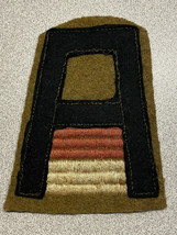 WWI, U.S. FIRST ARMY, QUARTERMASTER, ARTLLERY SLEEVE INSIGNIA, PATCH, WOOL - £54.75 GBP