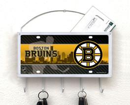 Boston Bruins Mail Organizer, Mail Holder, Key Rack, Mail Basket, Mailbox, Decor - £25.96 GBP