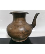 Antique Mughal Period Old Islamic Solid Brass Ritual Holy Water Pot Rich... - €120,92 EUR