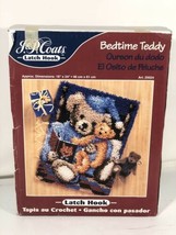 J&amp;P Coats Bedtime Teddy Latch Hook Rug Kit 18&quot; x 24&quot; Model No 25024 Made In USA - £27.37 GBP