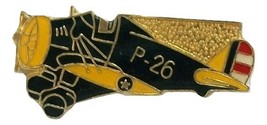 P-26 Fighter Plane Hat Tac or Lapel Pin - $6.58