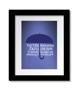 Anna Begins - Counting Crows - Rock Music Song Lyric Art Print, Canvas o... - $25.80 CAD+