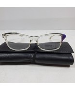 Vintage NOS Essedue Eyeglass Frames Cookie Clear - $29.00