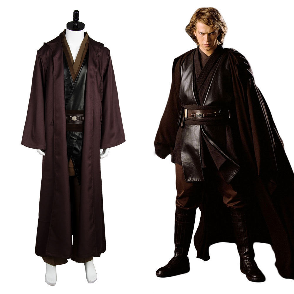 Star Wars Jedi Anakin Skywalker Sith Darth Vader Costume Cosplay +/Cloak Suit - £59.94 GBP - £83.91 GBP