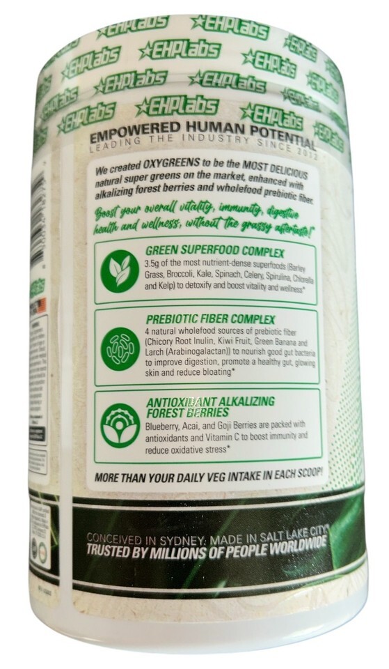 EHP Labs OxyGreens Super Greens Powder - Daily Greens Spirulina Greens Superf... Item image 4