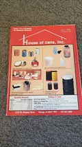 Vintage 1980&#39;s July 1, 1988 House of Cans Inc. Catalog Order Form Magazine # 88 - £22.41 GBP