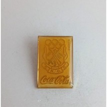 Vintage Coca-Cola Guinea Olympics Lapel Hat Pin - £9.54 GBP