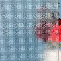 3D Crystal Mosaic Privacy Window Films Decorative Glass Door Clings Rain... - £17.76 GBP