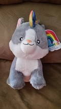 Unicornimals Cat Brand New Plush Stuffed Animal w/ Tags 11&quot; Sugar Loaf - £9.48 GBP