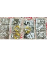 WHOLESALE EARRING LOT 24 PAIR GOLD TONES DANGLES PACKAGED NEW - €17,86 EUR