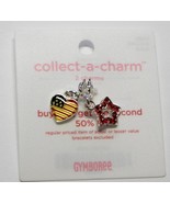 GYMBOREE STAR SPANGLED COLLECT-A-CHARM PATRIOTIC FLAG &amp; STAR SET NEW NWT - $8.62 CAD