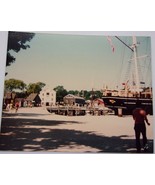 Vintage Ship At Dock Mystic Seaport Connecticut 1984 - $37.32 MXN