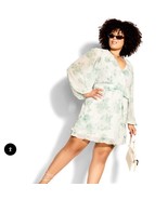 NWT City Chic Delicate Rose Dress - mint Size 22 - $128.65 CAD